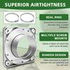 Magnetic Dryer Vent Coupling-Quick Connection and Disconnection Strong Magnet Self-Alignment Design Quick-Installation Dryer Magnetic Vent Connector