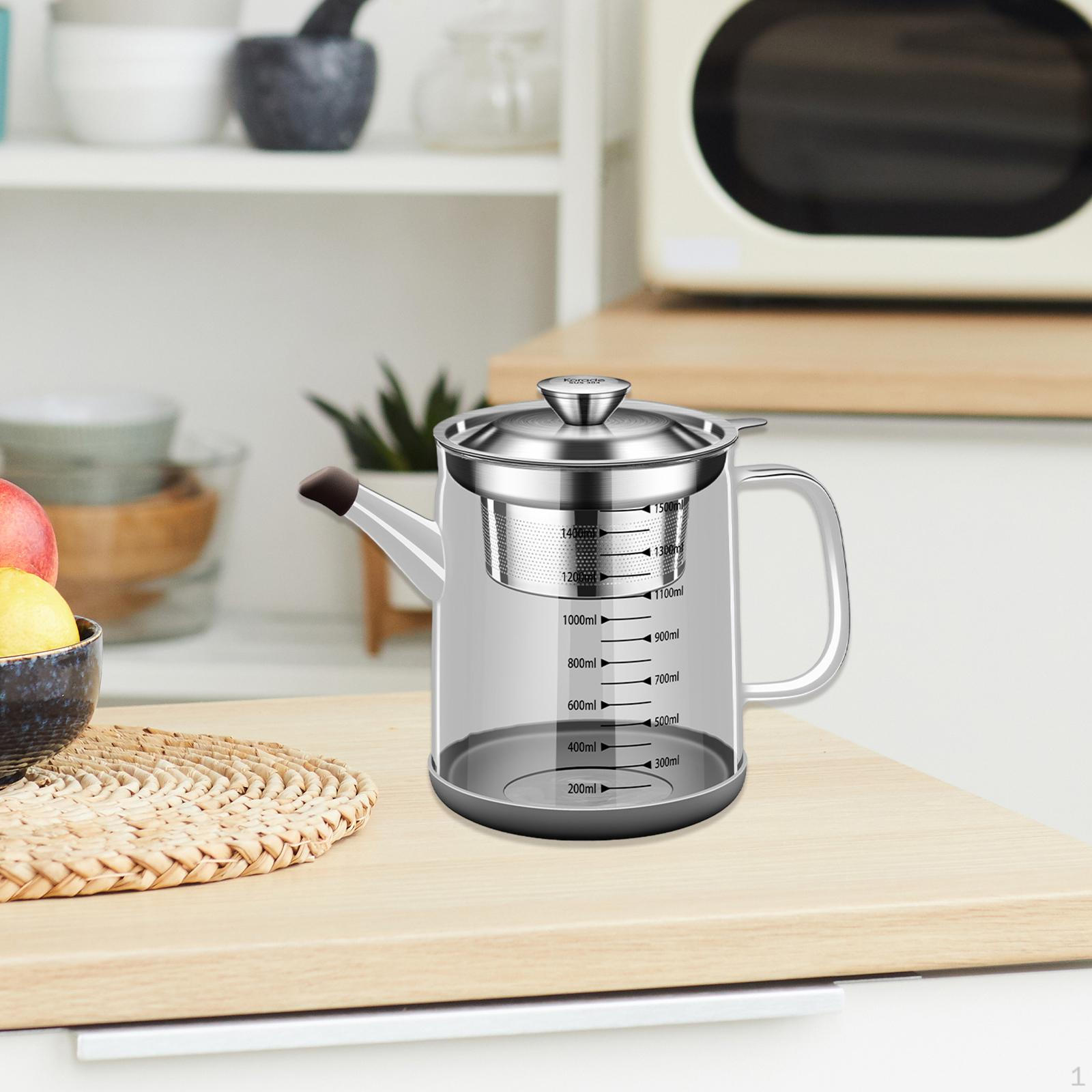 

Стеклянный кувшин для заварки чая 1.5L