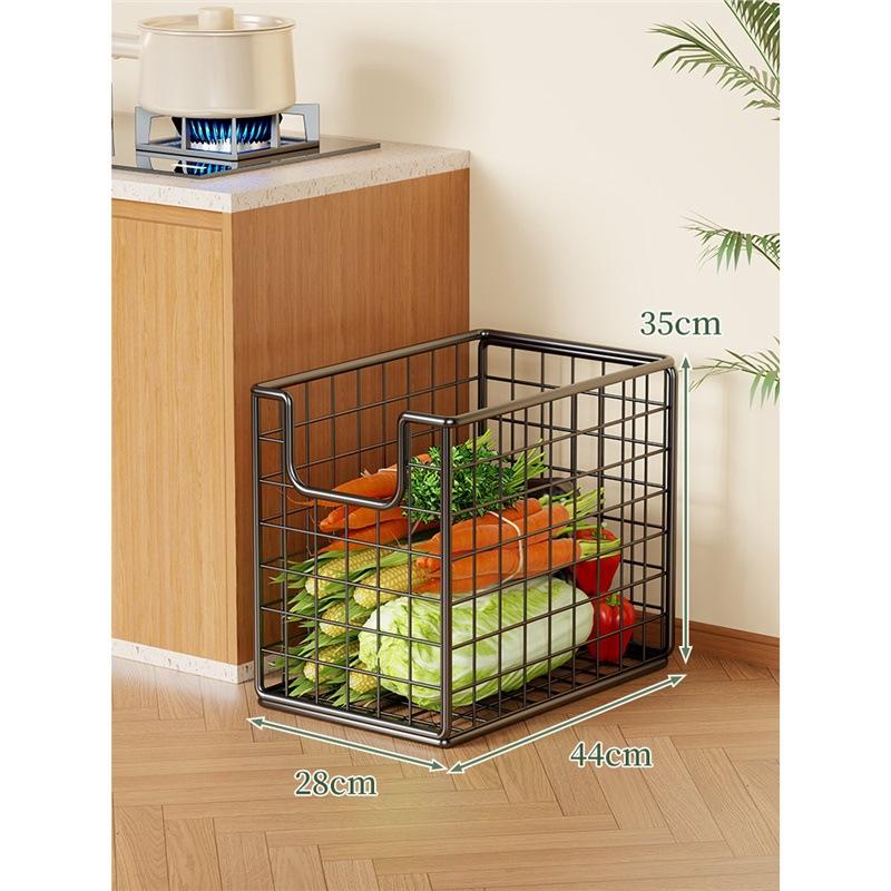 

Removable Vegetable Fruit Storage Basket Rack Rolling Laundry Hamper Bathroom Foldable Iron Wire Dirty Clothes Hamper Organizer чёрный