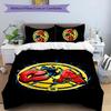Club América 3pcs Bedding Set Duvet Cover Closure Includes 1 Duvet Cover & 2 Pillowcases for All Seasons Bedroom Home Dorm Decor