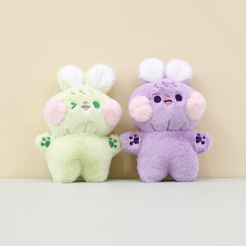 Charming Soft Bunny Plush Keychain Cuddly Rabbit Bag Ornament And Doll