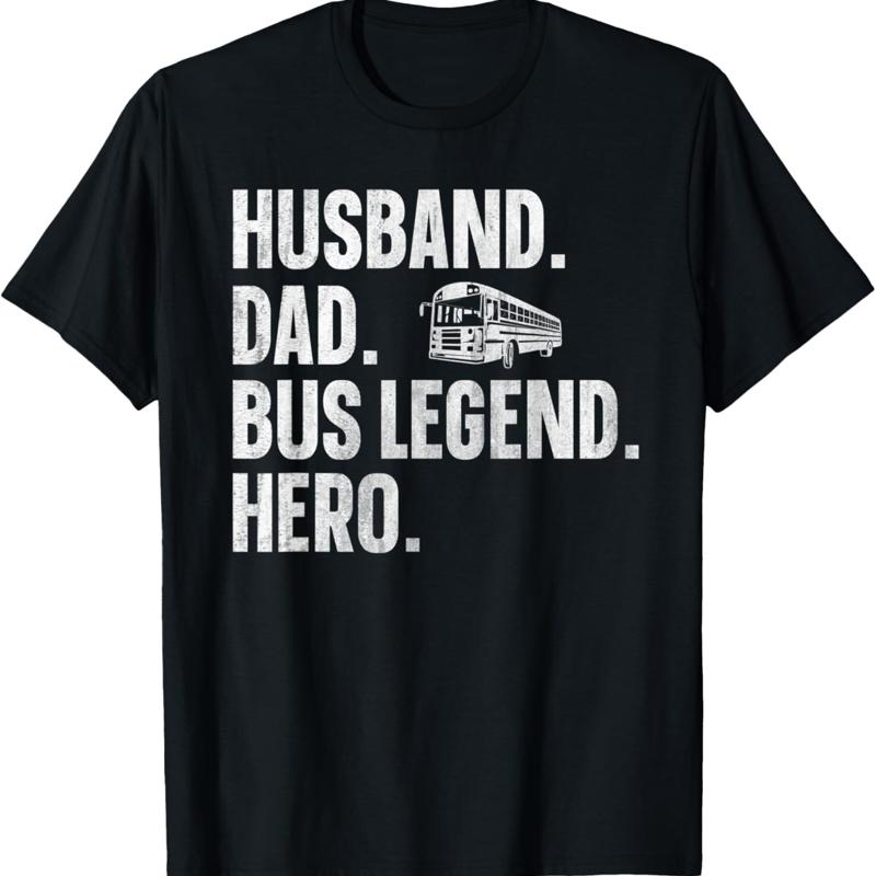 

Mens Licensed School Bus Quote for your Driver Husband T Shirt - Men s Summer Cotton Graphic Tee 5XL різнокольоровий