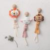 Cute Cartoon Animals Pacifier Chain Clip Cotton Cloth Dolls Animal Wood Rodent Nipples Holder Newborn Toys Teether Accessories