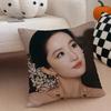 Elegant Beautiful Star LLiu Yifeixixis Cushion Cover Throw Pillow Cover Hidden Button Durable Polyester Chair Cushion