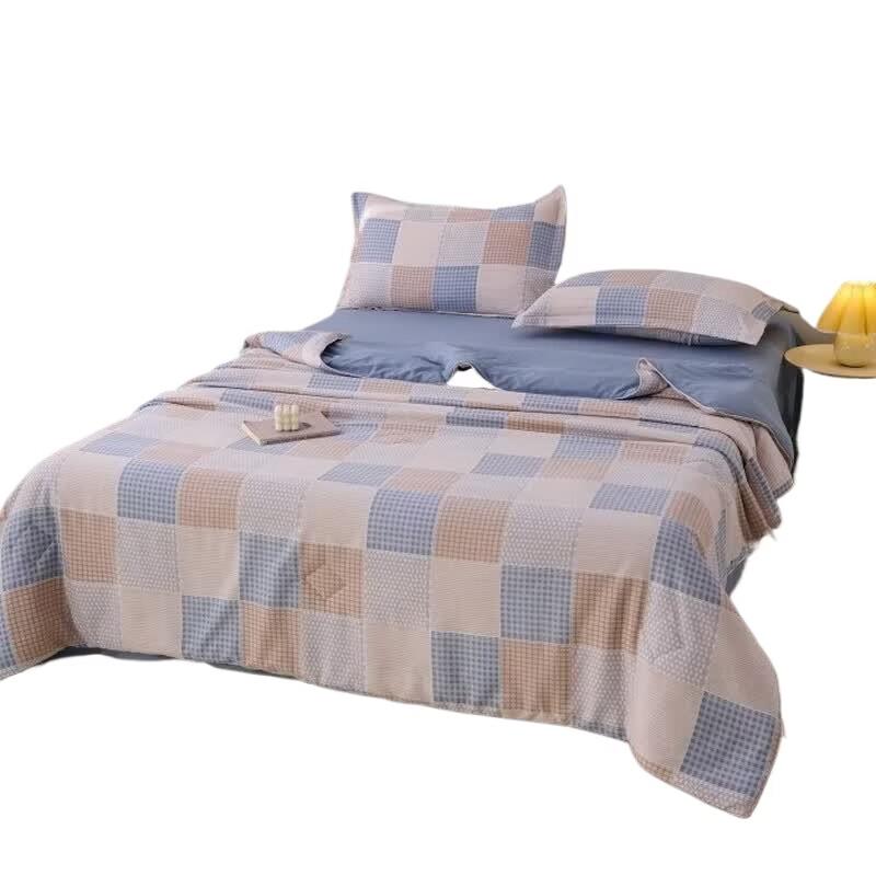 Hodo Versatile Double-Layer Gauze 4-Piece Quilt Set