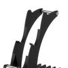 4 in 1 Desktop Controller Holder with RGB Light Game Controller Stand Headphone Hanger Media Remote Game Discs Storage