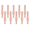 10PCS Plasma Electrodes 98215 Brass Electrode Replacement for Thermal Dynamics SL60 SL100 Cutting