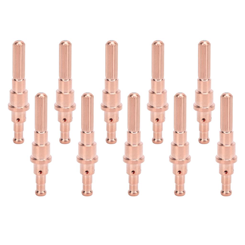 10PCS Plasma Electrodes 98215 Brass Electrode Replacement for Thermal Dynamics SL60 SL100 Cutting