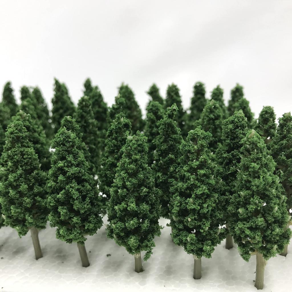 Green Cherry Palm Pine Forest N Architectural Tree Miniature 30 [DauStage] Blossom, Bamboo, Trees, Willow, Model, Gauge, Diorama, Railway, (23cm