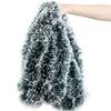 60/2m Christmas Tinsel Garland Green Wreath Madder Flower Ribbons Xmas Tree Ornaments Wedding Birthday Party Home Decoration