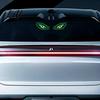 Auto-Modifikations-Gadgets Solare Dämonenaugen Fensterlicht Wasserdicht Kabellos Dynamisches Warnschild mit Saugnapf Neon-Stil Nachtlicht Becher USB