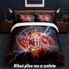 AC Milan Design Bed Bedding Set 1 Duvet Cover + 2 Pillowcases Soft Breathable Household Bed Linens