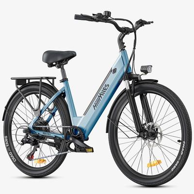 Electric Bike Adult Hillmiles 26" 250W Motor City Ebike 36V 13AH Max Range 100Km 7 Speed Load 120Kg MileCity 1
