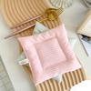14x14cm Cotton Anti Slip Fabric Multiple Colors Square Shaped Multi-functional Striped Coaster Home Table Decor Accessories