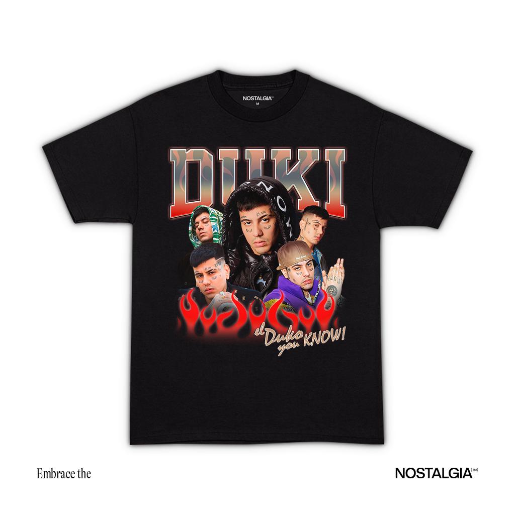 Hip Hop Street Duki Old School T-shirts Men Women Overszied T-shirts Casual Cotton Loose Male Female T-shirt Summer Clothes Top