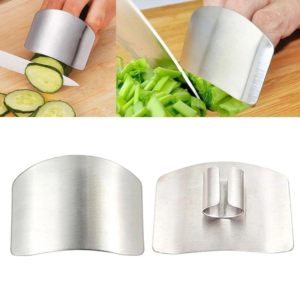 Kuchyňský gadget Nerezová ocel Chránič prstů Odolný Bezpečný Chránič prstů při krájení Chránič při krájení Krájení zeleniny