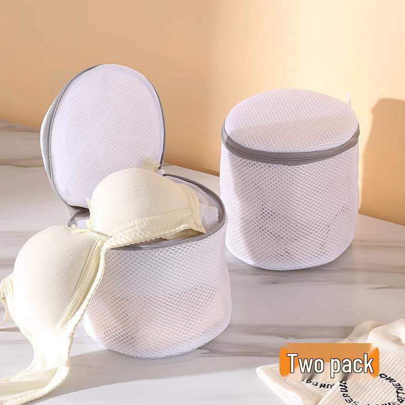 Thickened Mesh Bra Laundry Bag with Support, Foldable & Anti-Deformation for Machine Wash