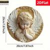 Decorative Metal Wall Art Sign 20x20 Cm Tin Painting