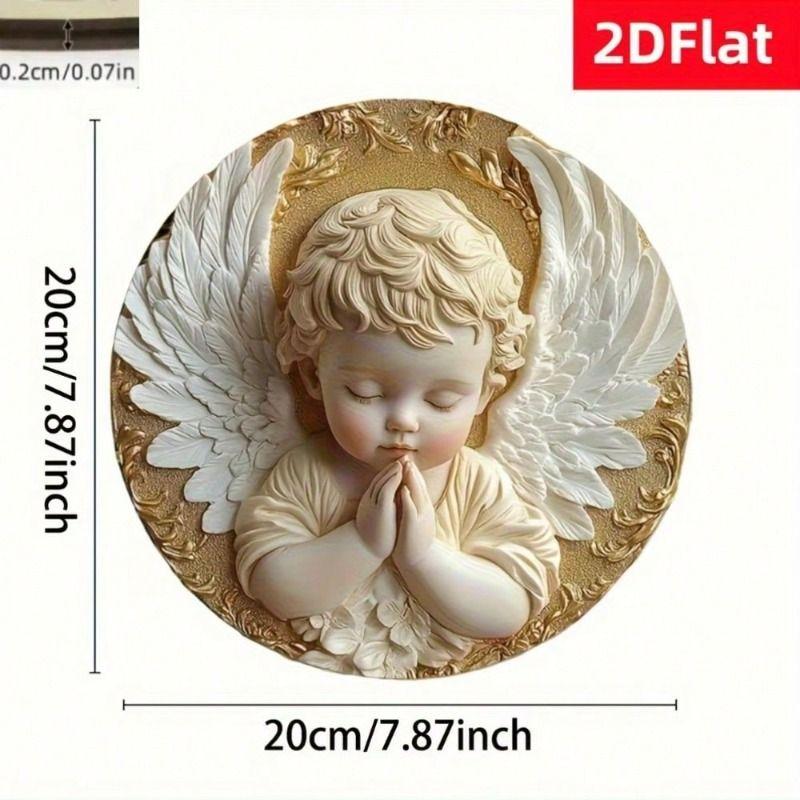Decorative Metal Wall Art Sign 20x20 Cm Tin Painting