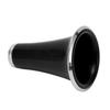 Campana di ricambio per clarinetto in plastica ABS con anello in metallo nichelato Tubo tromba altoparlante per clarinetto Accessorio per strumento a fiato