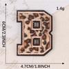 Embroidery Label Leopard Print English Alphabet Cloth Label Clothes And Hats Hand Account Diy Patch Accessories Embroidery Stickers Cloth Stickers