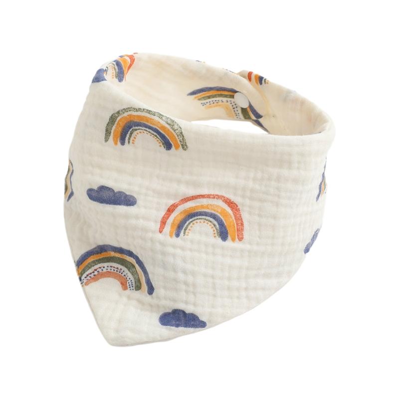 Цветочная кормительная слюнявчик-пеленка полотенце для мальчика девочки гендерно-нейтральный марлевый платок прорезыватель слюнявчик для новорожденного