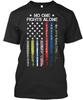 Usa Flag Thin Line Military Police Nurse TTshirt Made In the USA Size S To 5XL