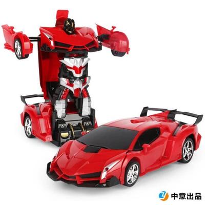Transformers Robots In Disguise Car - RC 2-in-1 - Remote Control Vehicle Simulation - Child's Gift - Red