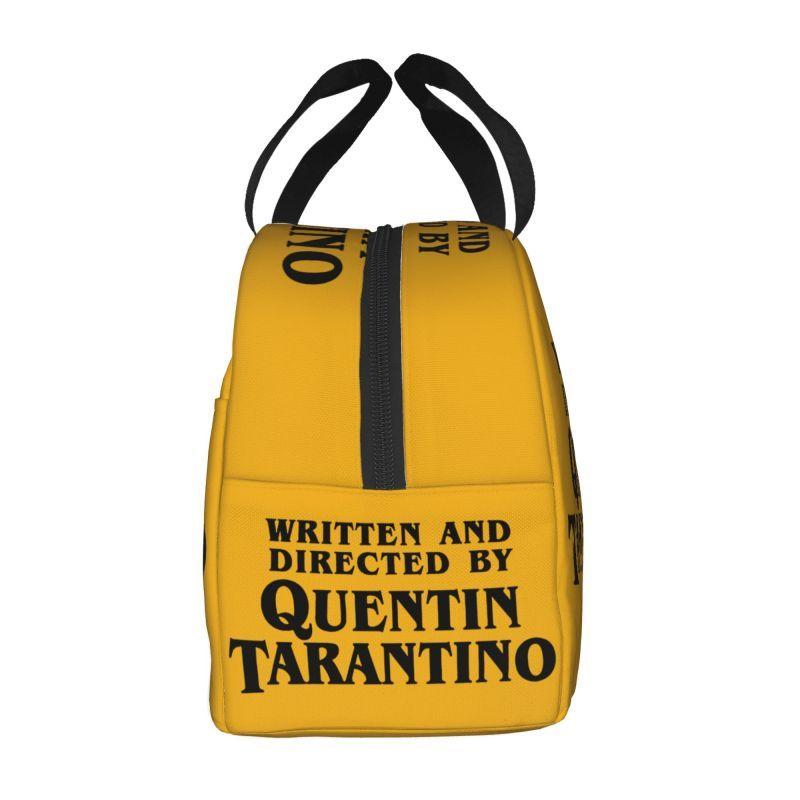 Custom Vintage Film Quentin Tarantino Lunch Box Pulp Fiction Kill Bill Thermal Cooler Food Insulated Lunch Bag Portable Tote Bag