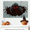 Halloween 3D Effect Horror Wall Stickers Skull Haunted House Decoration Wall Stickers Scene Layout