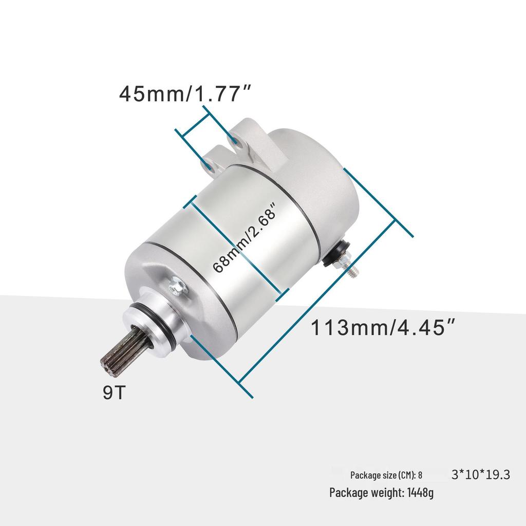 GOOFIT 9-Tooth CCW Starter for TRX400FA ATV (2004-2007)
