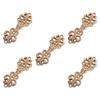 5x Cloak Clasp Fasteners Buckle Handcraft Traditional Sew On Cardigan Clips for Tang Suit Dress Shirt Stage Costume Cheongsam