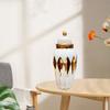 Ceramic Ginger Jar with Lid Vase for Flowers Temple Arrangement Porcelain Storage