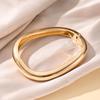 Popular Cross-Border Alloy Pleated Bracelet: Unique Elliptic Curve Design, Bold Fashion Statement