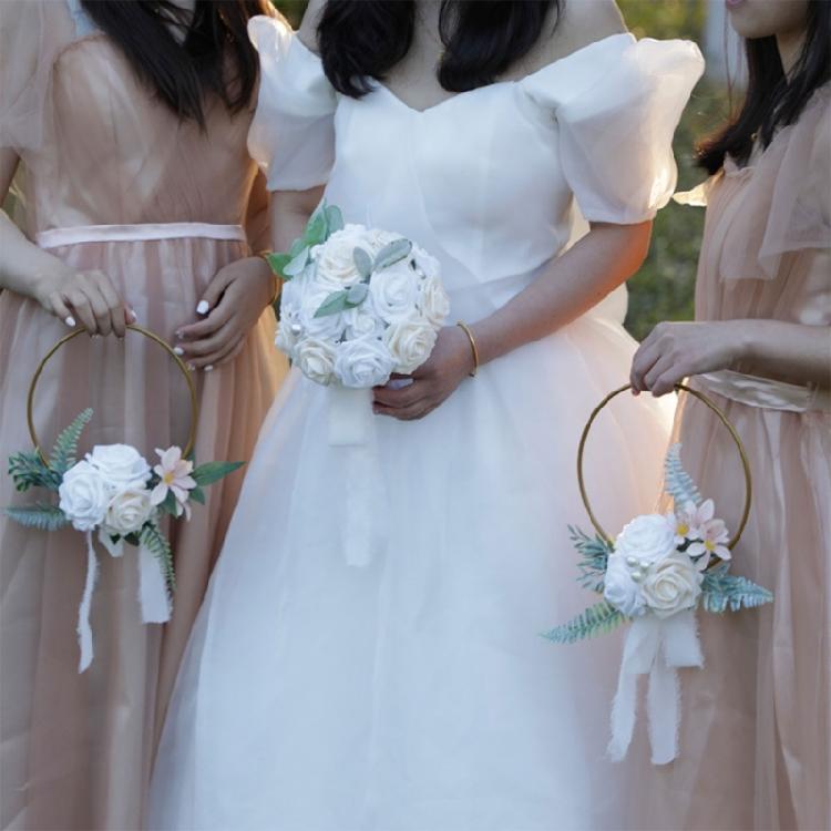 Wedding Artificial Flower Bouquet Simulation Wedding Flower Arrangement