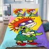 Cartoon Funny Duvet Cover Pillowcase Bedding Set R-Rugrats Adult Boy Girl Bedroom Decoration Children Single Double Large Size