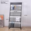 Floor Standing Magazine & Book Display Rack for Periodicals and Promotional Materials