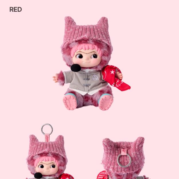 

WAKUKU x BOYS ll PLANET (Мальчики 2 Планета) ПЛЮШЕВЫЙ БРЕЛОК ОГРАНИЧЕННОЙ СЕРИИ Red