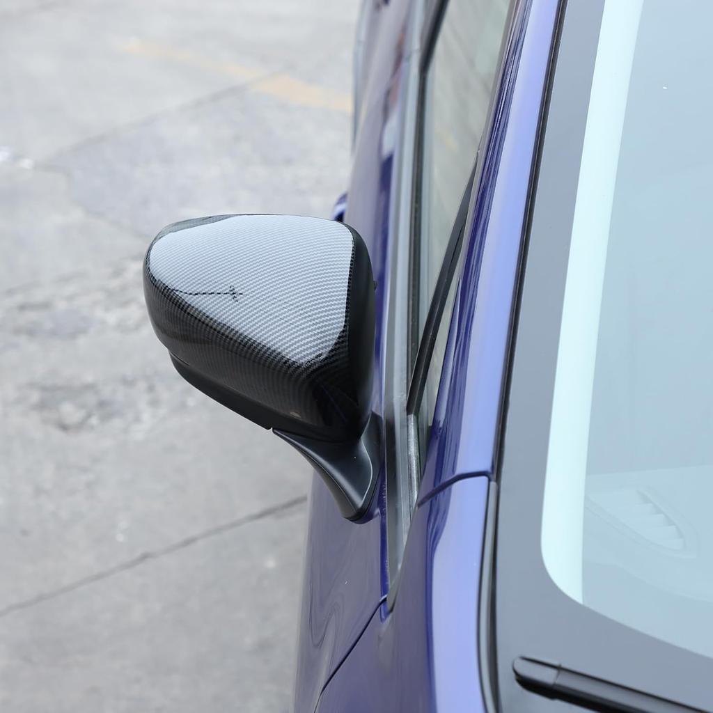 PIUGILH Exterior Rearview Mirror Cover Compatible with Subaru Crosstrek 2023 2024, ABS Side View Mirror Guard Cover, 2Pcs (Carbon Fiber Pattern)