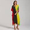 European & American Style Beach Cover-Up: Rayon Patchwork Holiday Robe with Bikini Sun Protection for Women