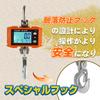 Bonvoisin Hanging Scale Crane Scale 1000kg Digital Hanging Scale for Wharf Slaughterhouse Farm Factory Compact Japanese Manual Included Batteries Sold