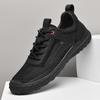 Non-Slip Men Hiking Shoes Outdoor Mens Trail Running Shoes Outdoor Sneakers Breathable Leather Trainers Lace-Up Walking Footwear