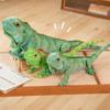 Wild Reptile Plush Mane Lizard Long Tail Stuffed Lizard Doll Lizard Plush Toy  Birthday Gift