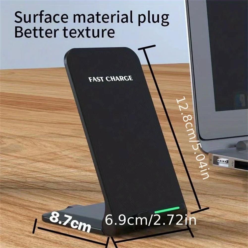Wireless Charger Smart Phones Charging Base Safety Protection Folding Charging Stand Compatible For IPhone 15 14 13 12 Pro Max 11