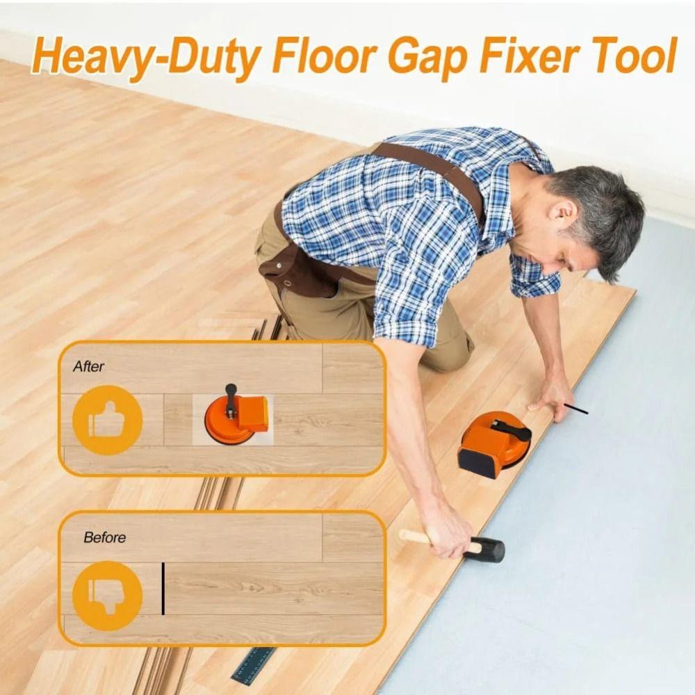 with Rubber Hammer Floor Gap Fixer Tool Non-slip Handle Floor Gap Repair Tool  DIY Projects
