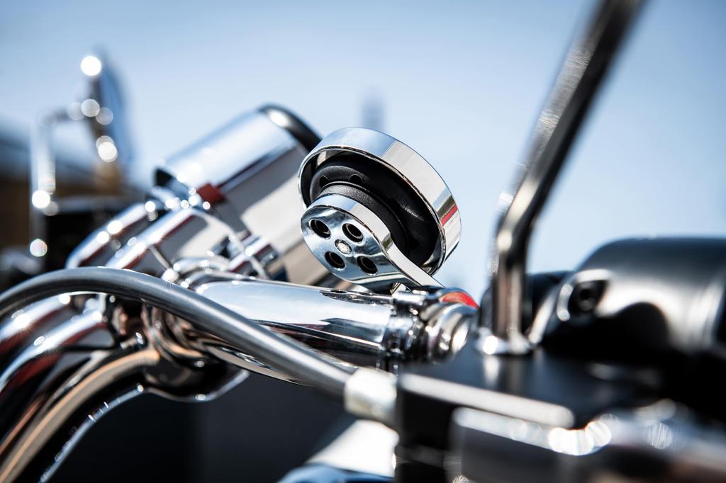 SP CONNECT Anti-Vibration Module, Chrome Plated Finish, SPC+ | Motorcycle Smartphone Holder | Vibration Reduction | 52830