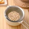 Stainless Steel Colander Kitchen Household Mesh Oil Drain Ladle Bean Curd Tip Ear Mesh Flour Filter Sieve