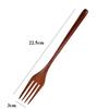 New Wooden Spoon Wooden Fork Utensil Cereal Fork Kitchen Accessories Kitchen Spoon Fork Dinnerware Cutlery Rice Soups Spoon