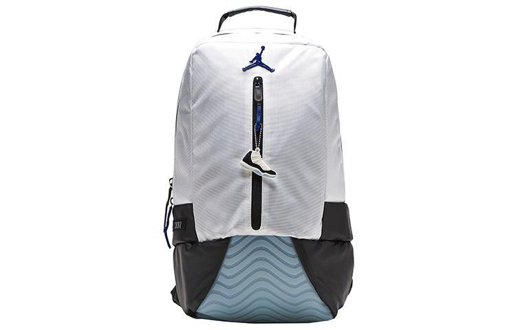 Jordan Polyester Laptop Bag, Basketball Bag, Backpack Regular Unisex White 9A1971-637
