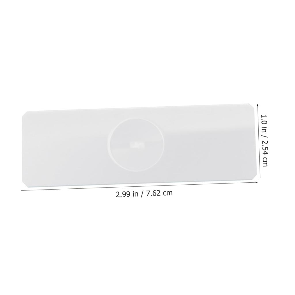 TOYMYTOY Concave Laboratory Microscope Circular Quartz Glass Frosted Thin Microscope Setup 50-Pack Slides, Slides, Slides, Slides, Slides, Slides,